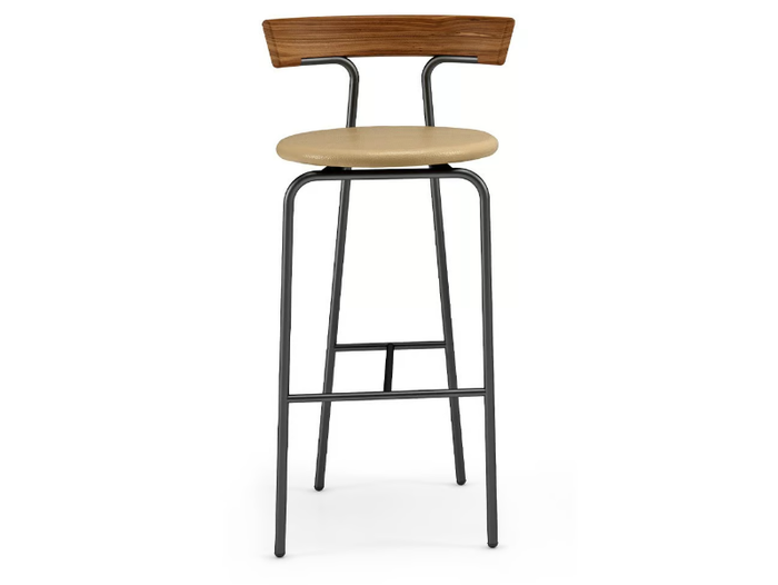 T.CHAIR - High wooden stool with footrest _ Cider Edition